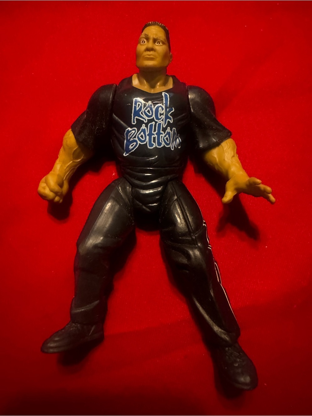 1999 Jakks Pacific WWE The Rock Collector Action Figure 6" Titan
